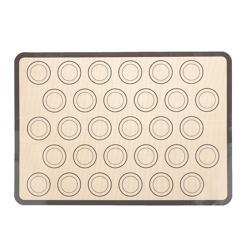 1Pc 42X29.5Cm Silicone Baking Mat For Oven With 30 Circles Non Stick Heat Resistant Bakeware Sheets For Baking Cookie Macaron