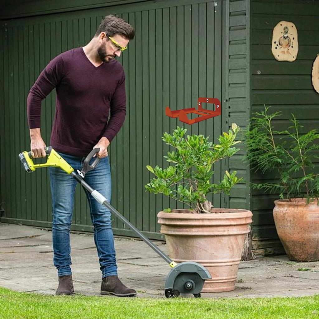 Rasentrimmer-Regal Werkzeughaken für Garage Werkzeugorganisatoren und Aufbewahrung Wandmontierter Organisationshalter-Regal für Hauswirtschaftsräume