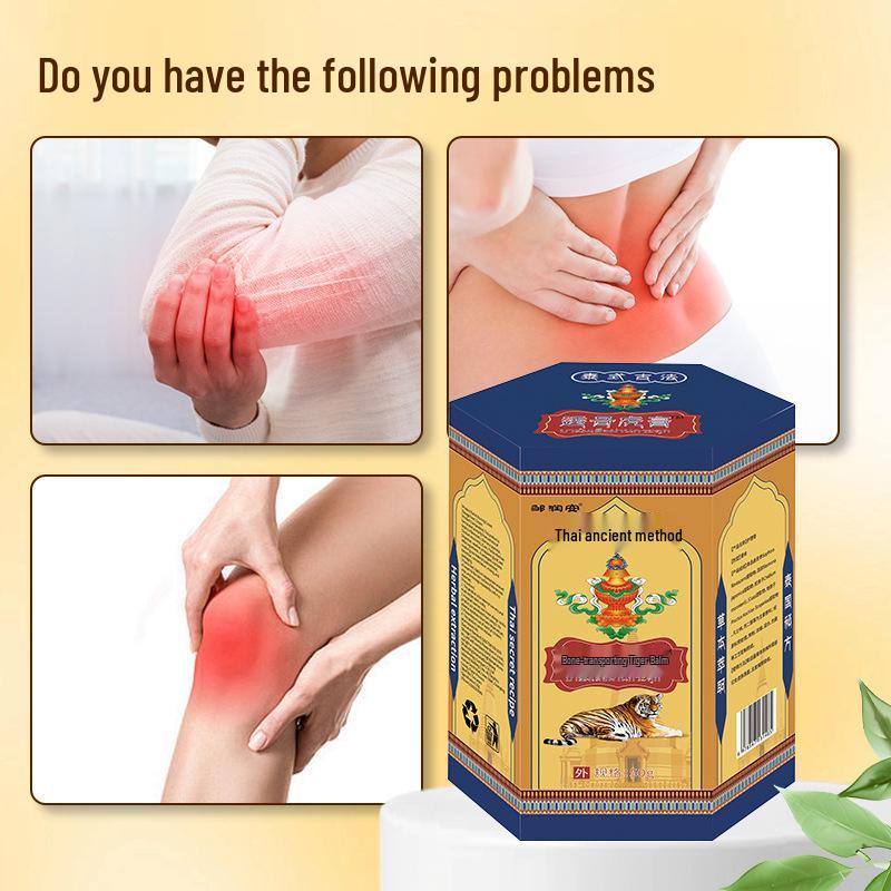 Ancient Thai Tiger Balm: Relieve Neck, Lumbar, Waist, Leg, and Joint Discomfort with Fever Cream