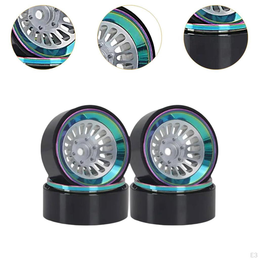 Aluminum Rims for 1:18 And 1:24 RC Trucks