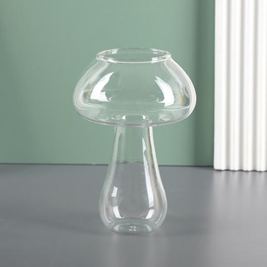 Mushroom Cocktail Glass Cup, Creative Clear Wine Glasses, Cute Coffee Cups, Novelty Drinkware Bar KTV Tool