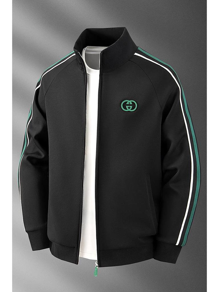 Herren Trendy Colorblock Patchwork Stehkragen Modal Hoodie