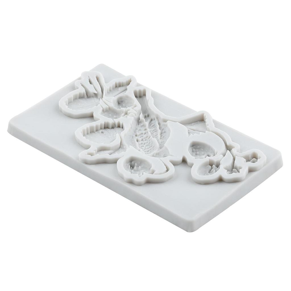 Vogel Silikonform Erdbeere Fondantformen Kuchen Dekorationswerkzeuge Cupcake Topper Süßigkeiten Harz Ton Schokolade Gumpaste Form