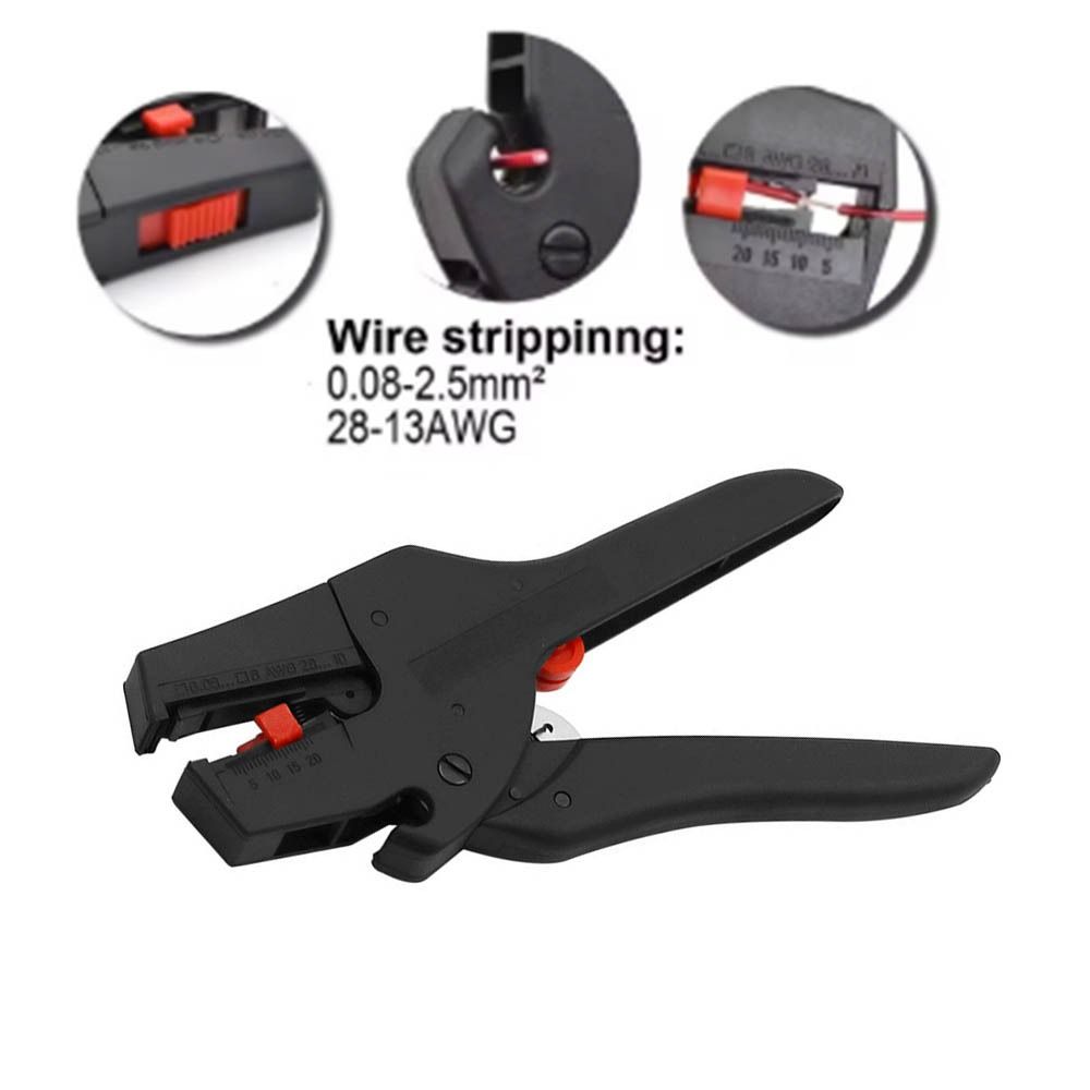 Automatic Cutter Wire Strippe 0.08-6mm Range Electricians Pliers Stripping Pliers Hand Tool