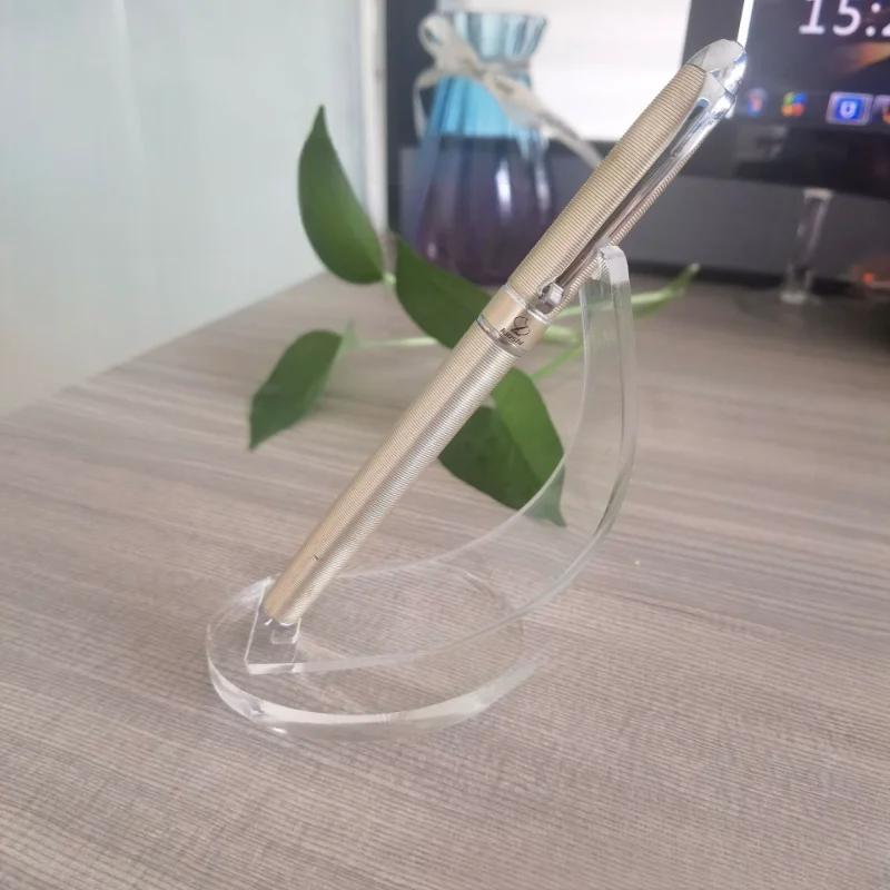 2pcs Acrylic Pen Display Stand Black Color Pencil Display Holder Makeup Brush Holder