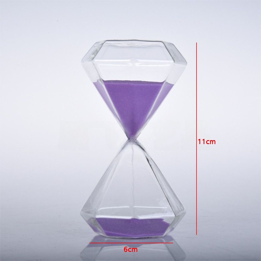 Kreative Diamantform Sanduhr 5 Minuten Einfache Sanduhr Sanduhr Heimdekoration