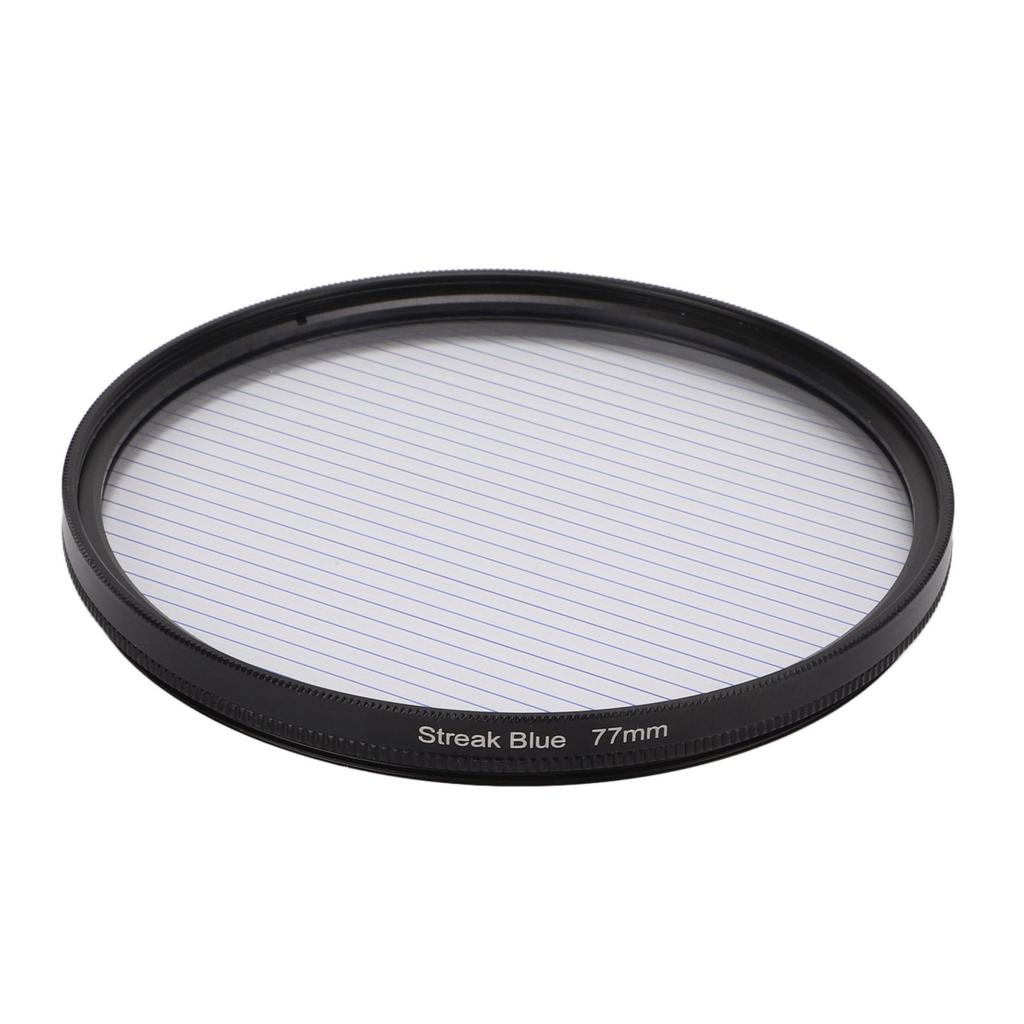 Filtr se speciálními efekty Junestar Blue Streak s příslušenstvím fotoaparátu z hliníkové slitiny 77 mm