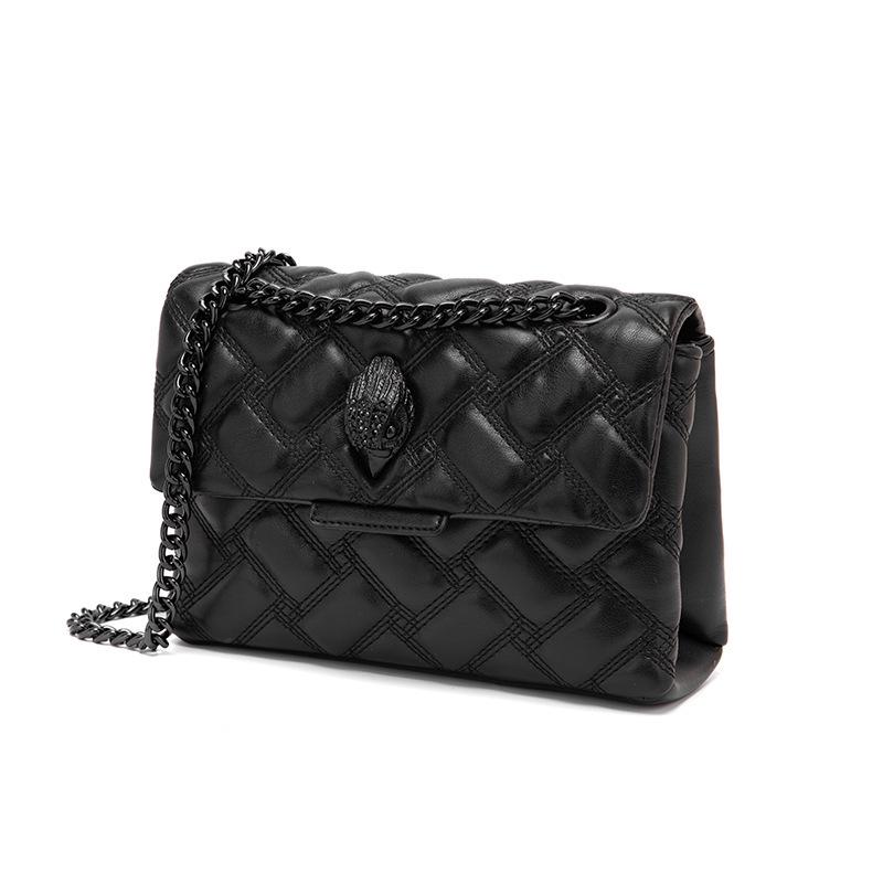2025 Minimalist Black Eagle Crossbody Chain Bag