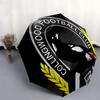Collingwood Football Club, Raven Automatic Opening and Closing, 8 rib Structure Portable Umbrella, Suitable for Men and Women in All Seasons