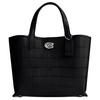 Willow Leather Tote Bag, Shopping Bag, Handbag Medium Women's Black C8632-LHBLC