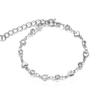 Autumn sweet and cool love zircon bracelet women's niche design 2026 new girlfriend couple jewelry