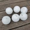 6Pcs White Foam Holiday Decorations Decorative Shatterproof Christmas Tree Ornament For Festival Home Decoration