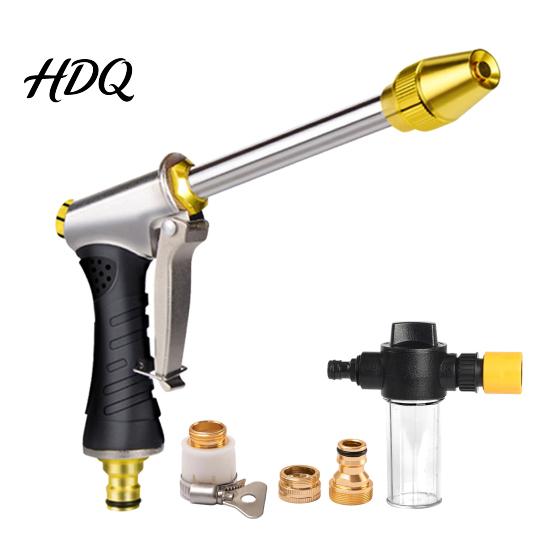 Vehicle Cleaning Spray Nozzle High-Pressure Hose Nozzle Heavy-Duty Metal Car Wash 4 B