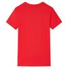 T-shirt pour enfants rouge 92/104/116/128/140