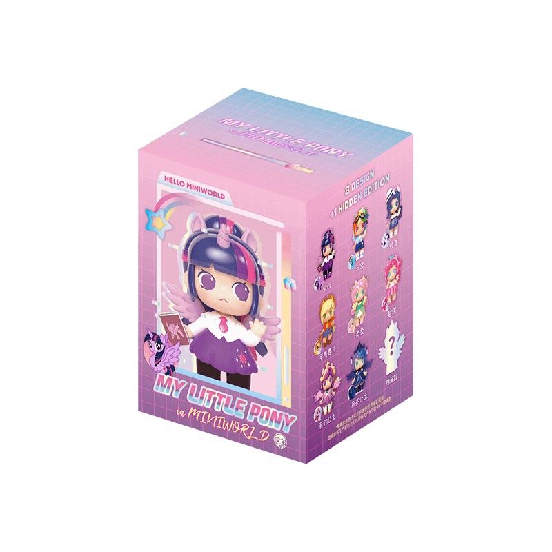 Friendship Is Magic In Miniworld Blind Box Adorable Girls Pinkie Pie Surprise Box Figure Rainbow Room Decor Statue Children Playthings Gifts