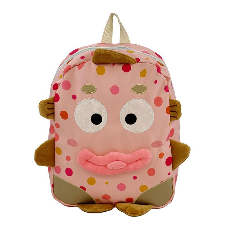 Schultasche Niedlich Cartoon Anime Vielseitig Clownfisch Hässlich Süß Rucksack Mittelschüler Schultasche Persönlichkeit Lustig Studentenrucksack
