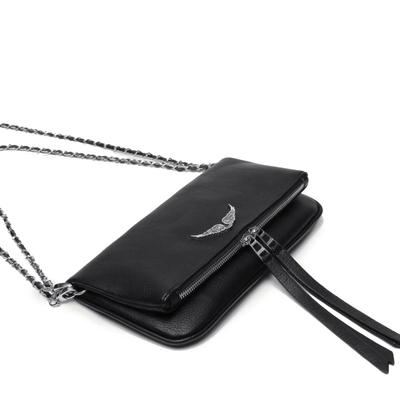 Newway Kette Schultergeldbörse für Damen Weiches Leder Gesteppt Mode Messenger Umhängetasche_SSDLV_Besonderes Geschenk