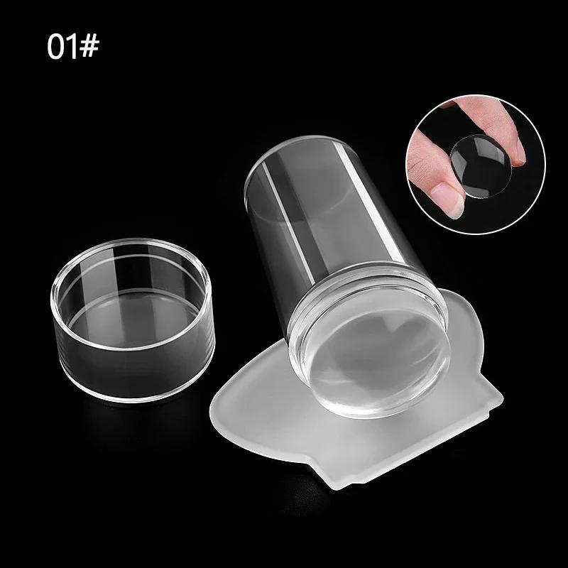 

Nails Art Stamping Plates Kit French Manicure Design Plate Stamp Polish Stencil Template Seal Stamper Scraper Accessories Tools