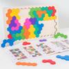 Children's Wooden Tetris Puzzle - Educational Toy for Early Learning and Logical Thinking