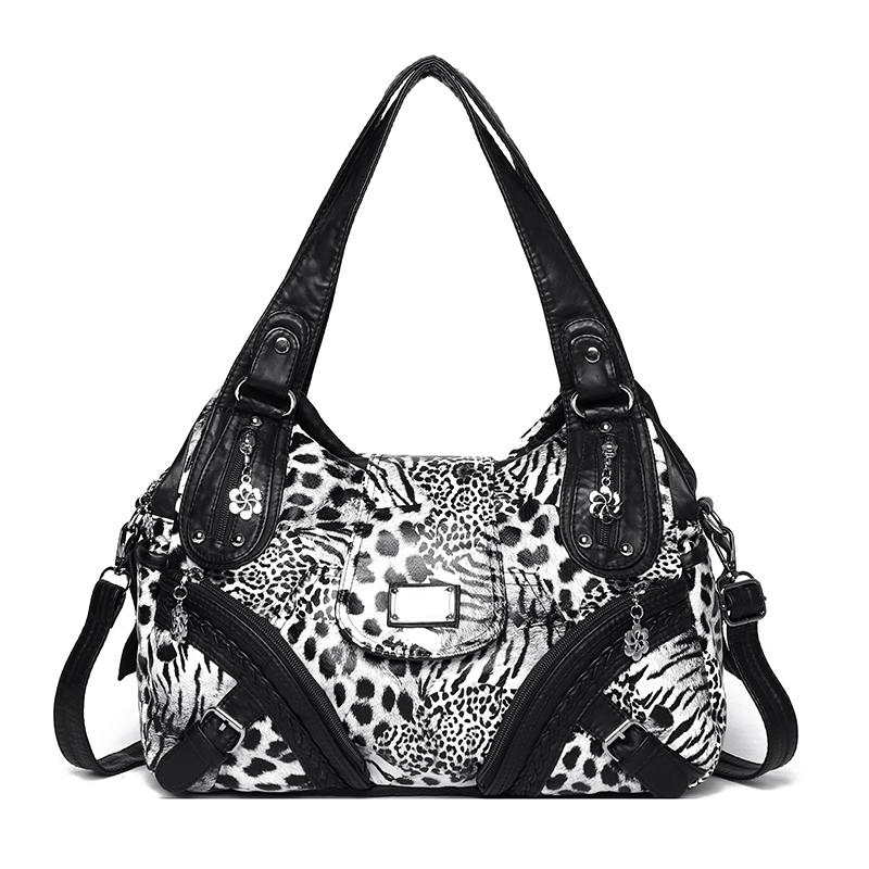 

Women luxury handbag Brand designer Vintage Leather Bags Fashion Satchel Motorcycle bags Female Designer Shoulder Tote Bags 34cm 11cm 28cm