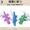 Ozgram Dog Toy Plush Crocodile Dog Chew Toy Dinosaur Squeaks Dental Care Teeth Cleaning Soft Stress Relief For Dogs and Cats [Purple]