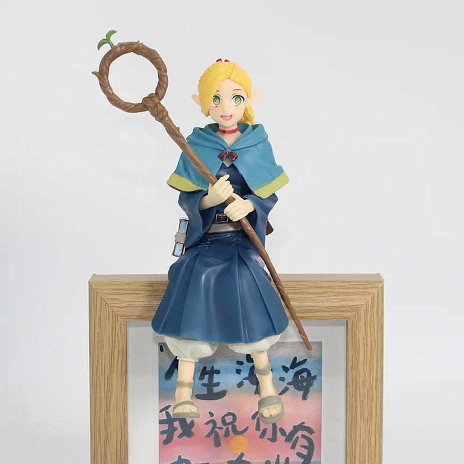 Anime Girl Statue - Delicious in the Dungeon Marcil Donato Sitting Doll Toy Gift with Dungeon Food Leo Stouten Action Figure