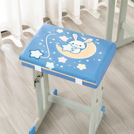 Student & Dorm Seat Cushion - Comfortable, Dual-Use Square Stool Cushion for All Seasons