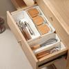 Plastic Storage Box Adjustable Storage Container Expandable Storage Box with Removable Dividers Adjustable for Office