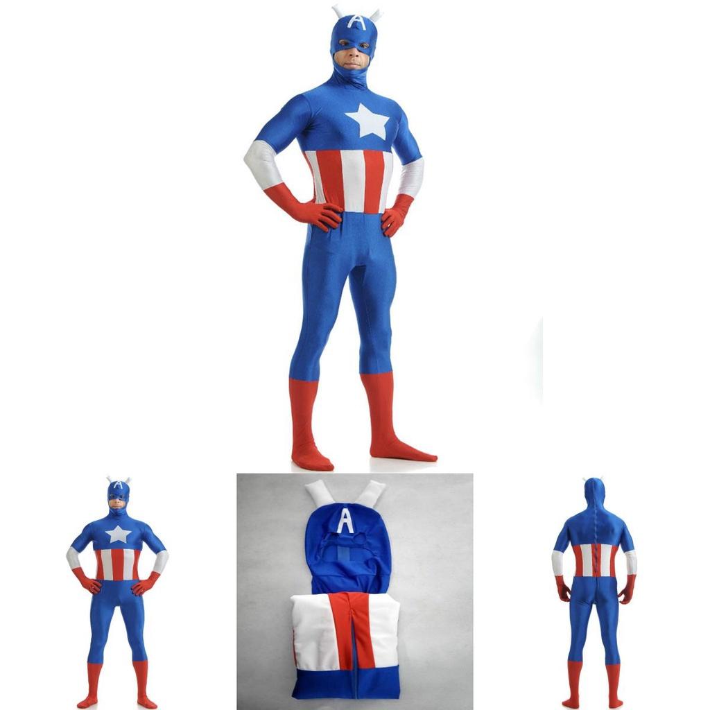Stunning Avengers Superhero Captain Costume With Exquisite Workmanship For Adults