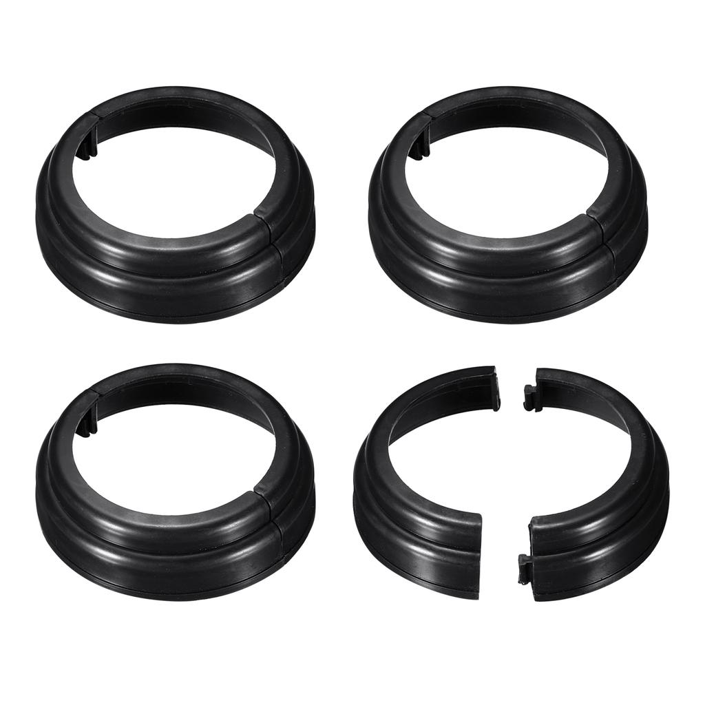 2/4pcs Post Skirt 78mm/3.07" Plastic Split Style Post Base Cover Trim Skirt for Fence Stair Handrail Railing Porch