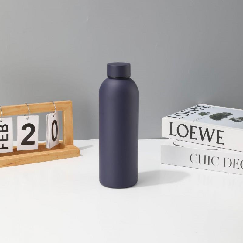 Stainless Steel Vacuum Insulated Travel Mug 500ml Double Wall Leakproof Sport Water Bottle Outdoor Hiking Gym