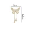 Exquisite  Zircon Butterfly Brooch For Women'S Clothing Dress Badge Pin  Party Jewelry Gift