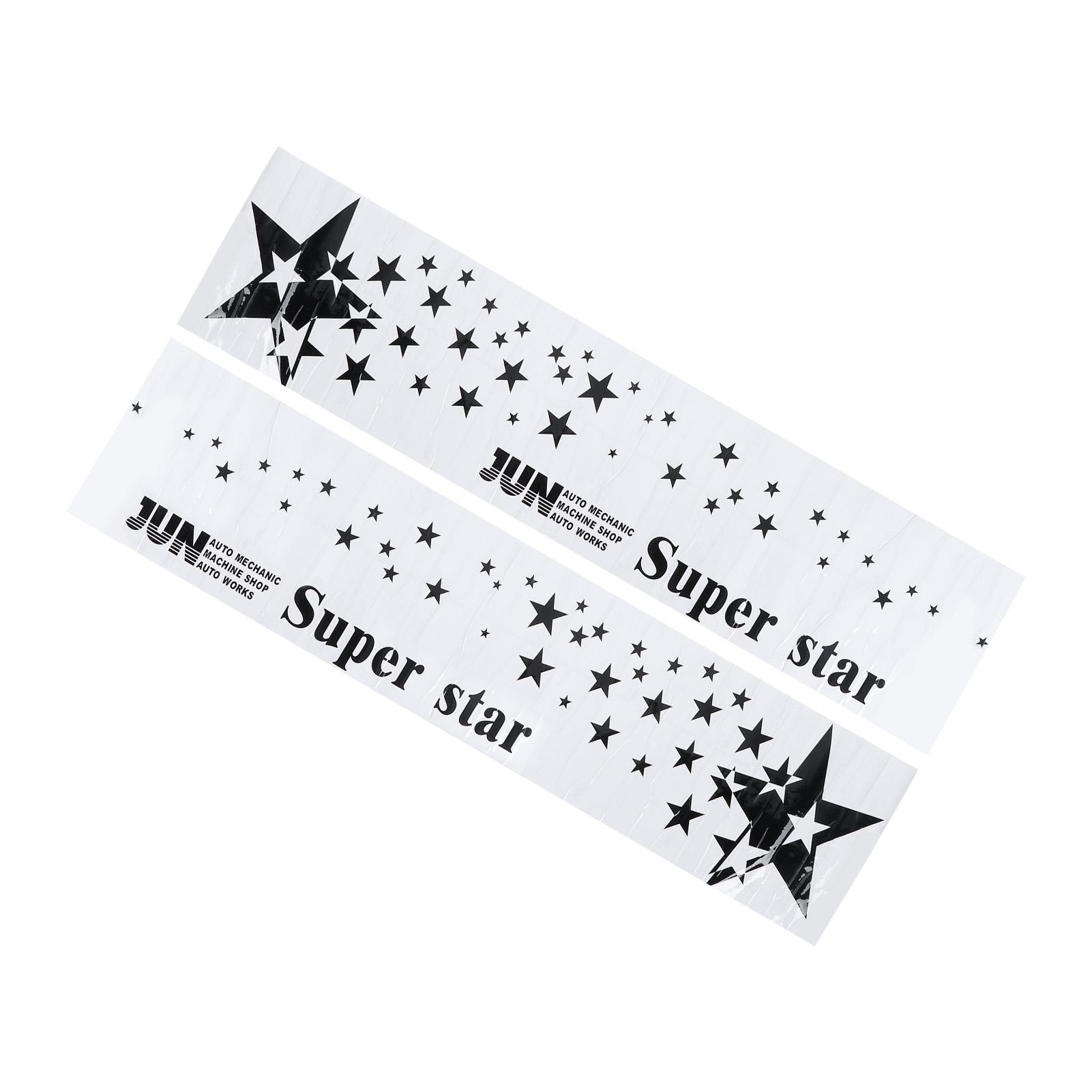 

2шт наклейка на кузов автомобиля 63x15 дюймов водонепроницаемая графическая наклейка универсальная для украшения автомобиля