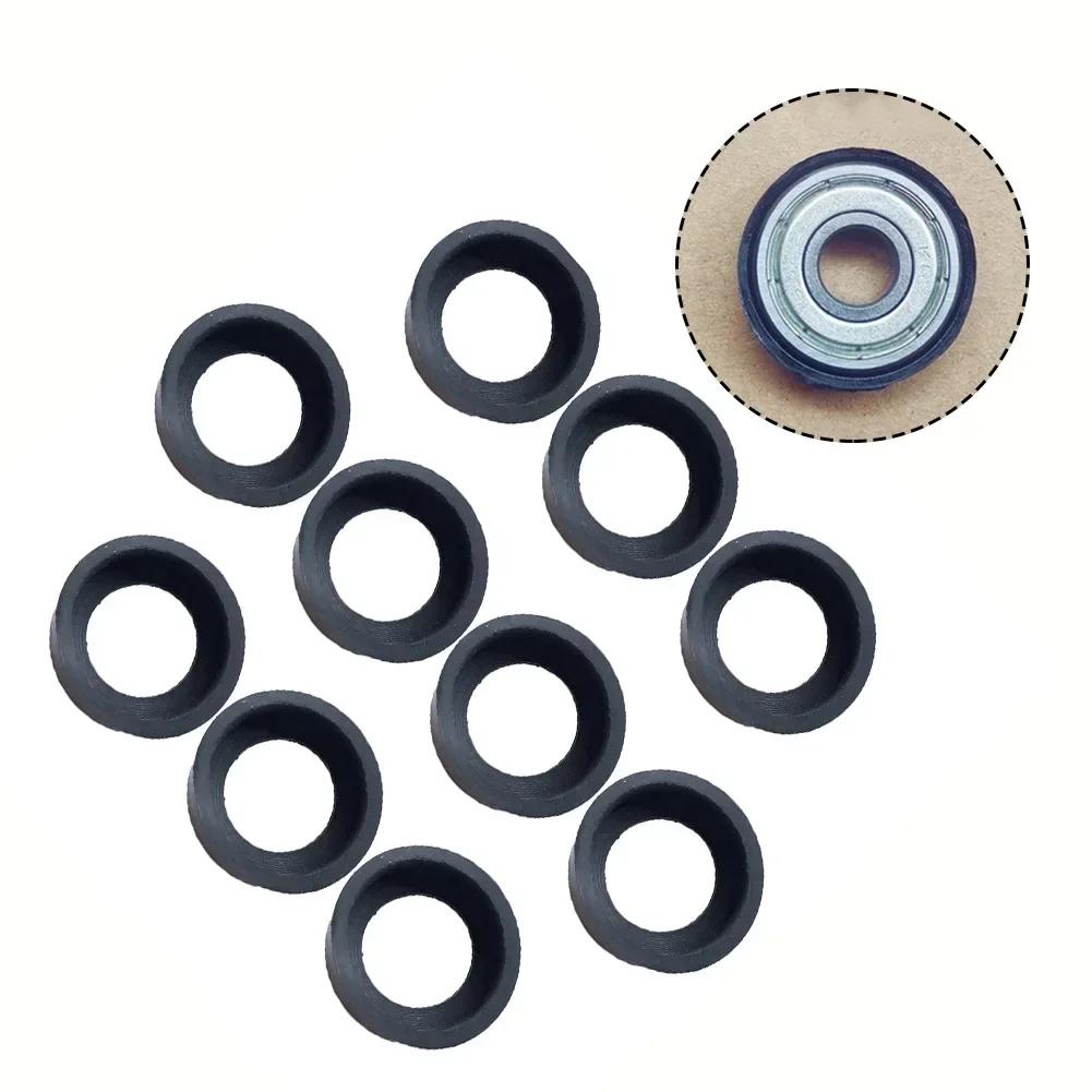 10pcs Bearing Rubber Sleeve Power Tool Parts For 608 Angle Grinder Electric Hammer Bearing Cover Electrical Tool Accessories