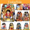 Elegante Anime One Piece Monkey D. Mochila Luffy com Alças de Ombro Ajustáveis