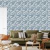 Military camouflage wallpaper blue and light gray 50x1000