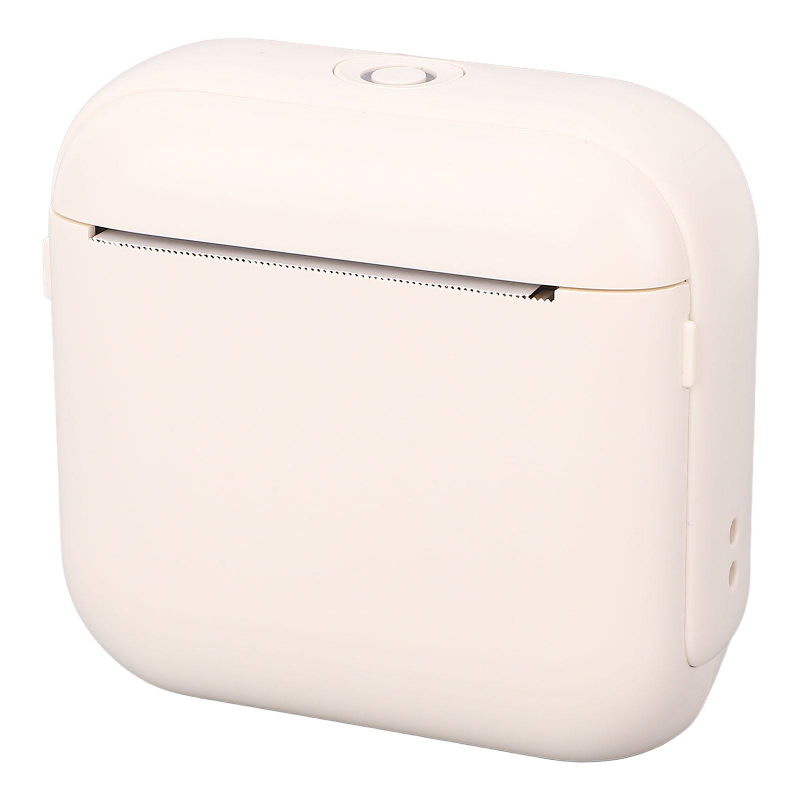 

Портативный термопринтер с 10 рулонами бумаги, беспроводная печать по BT, черно-белая печать, бескартриджный принтер