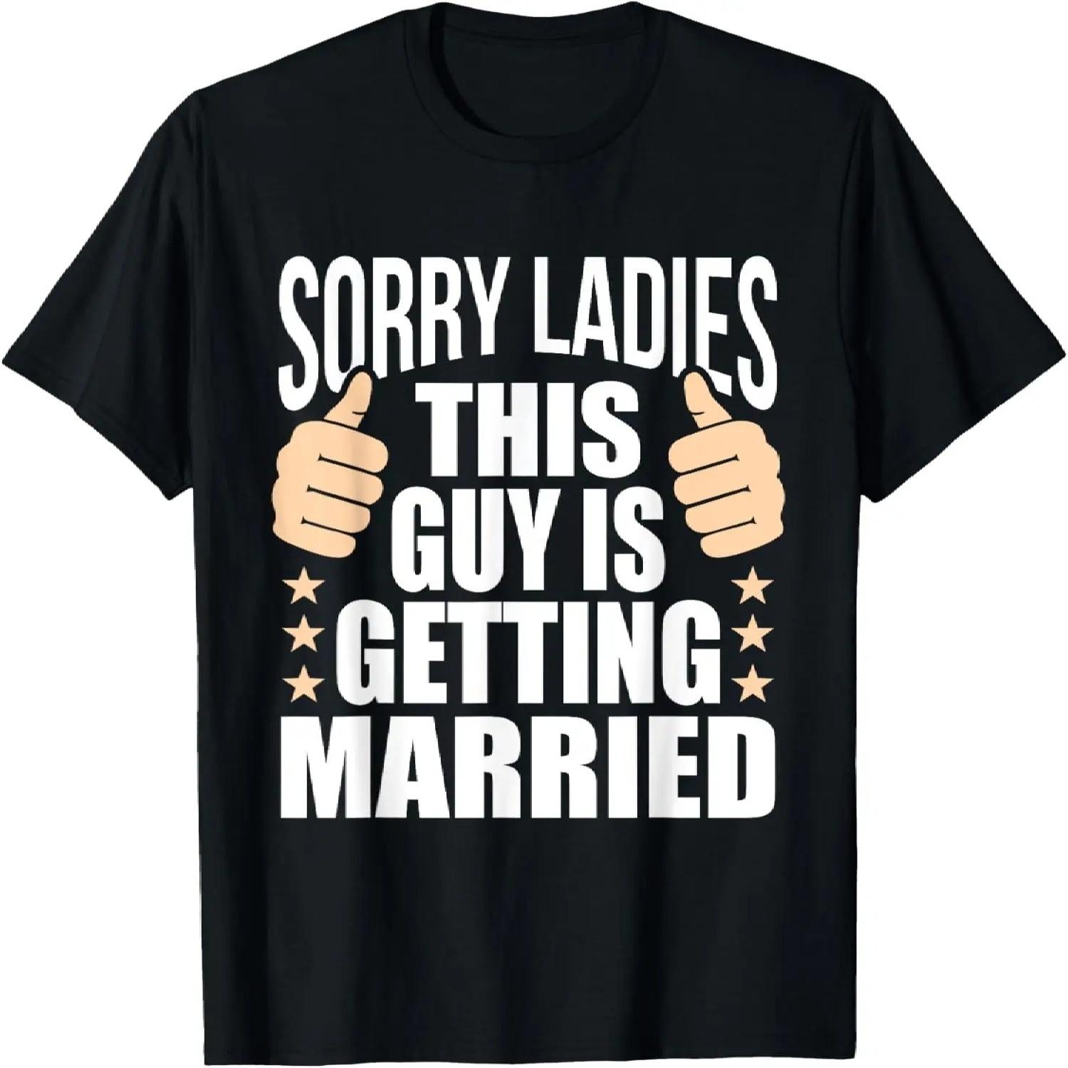 This Guy Is Getting Married Funny Fiance Engaged Graphic T-Shirt S