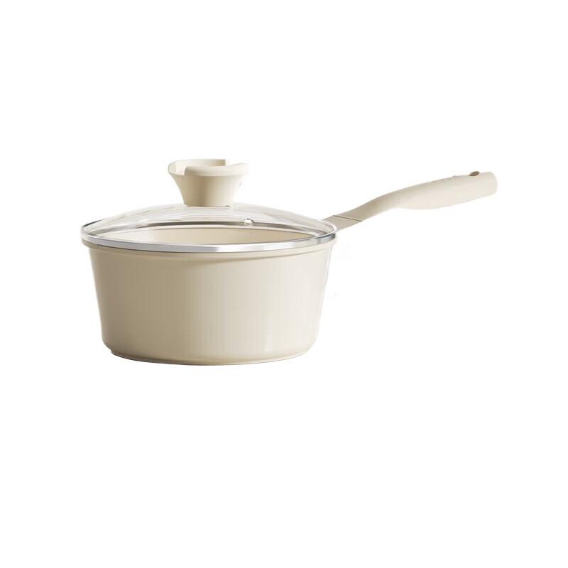 Red Chef Coating-Free Enamel Saucepan