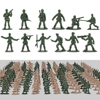 360Pcs 1:72 Scale Soldier Model Army Men Toy Soldiers Battle Scene Playset War Games Toys for Children