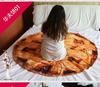 All-Season Tortilla Flannel Blanket with High-Definition Digital Print for Home and Office