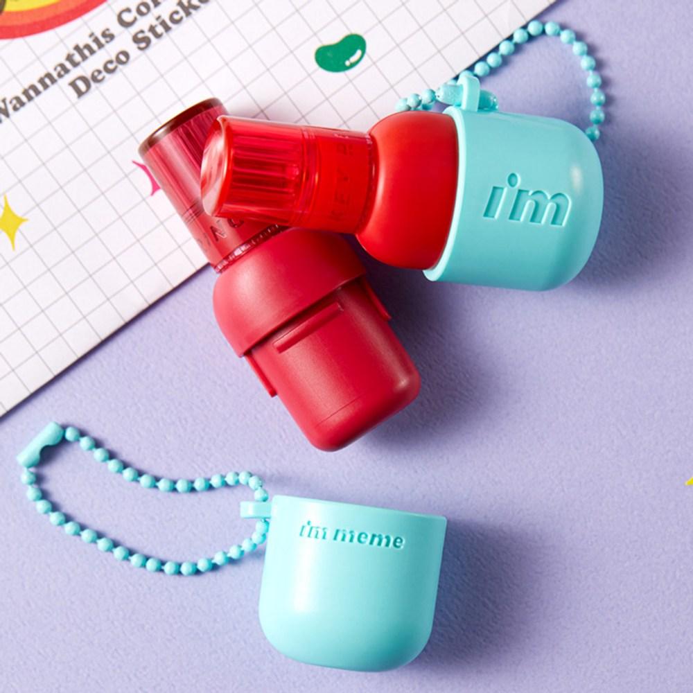 I'M MEME Color Key Ring Water Gel Tint 2.8g, 01 Coral Picnic, 1 Piece