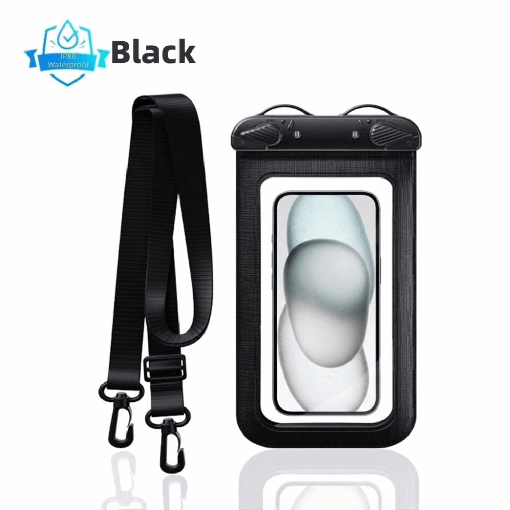 With Hang Rope Waterproof Phone Case 7.5 Inch Phone Waterproof Pouch Touch Screen Case  Swimming