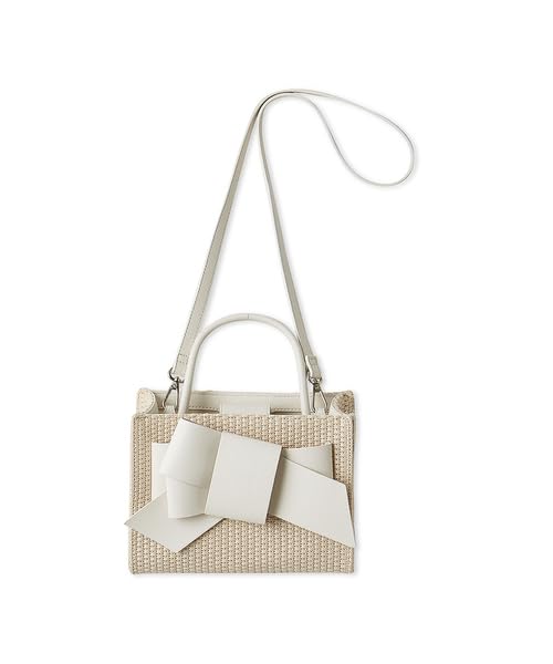 

FRAY Ruel Mixed Ribbon Middle Bag FWGB252340 WHT I.D. Women s