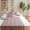 Party Extended Table Cloth Art Walmart Restaurant Plaid Cotton And Linen Tassel Simple Modern Color Matching Tablecloth Cover