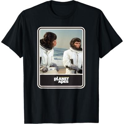 Escape from the Planet of the Apes 1971 Cornelius and Zira T-Shirt