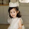 Pearls White Party Hat Lace Girl Headpiece Hair Accessories Birthday Crown  Little Princess