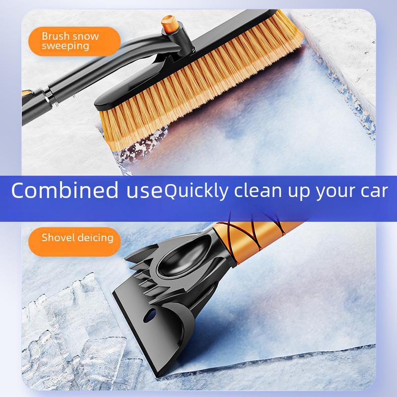Set de lopată și perie retractabilă pentru zăpadă pentru mașină pentru dezghețare și răzuit gheață