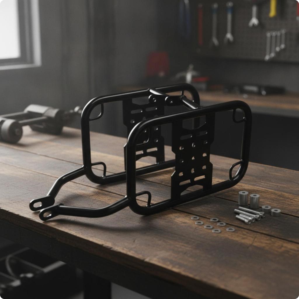 Side Luggage Rack Easy Installation Mounting Bracket with Hardware
