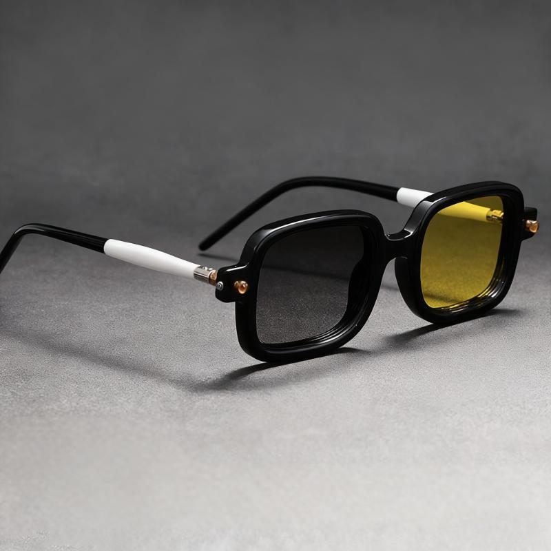 

Unisex Photochromic Myopia Glasses Retro Square Frame Day & Night Vision Anti-Glare Driving Glasses UV Protection Safety Goggles